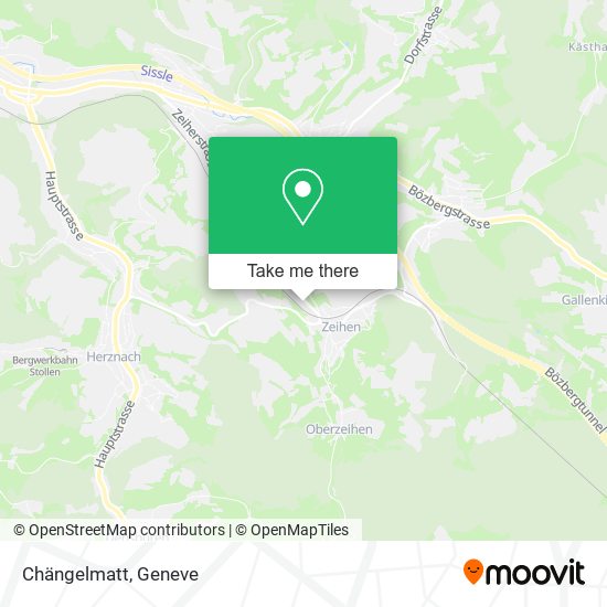 Chängelmatt map