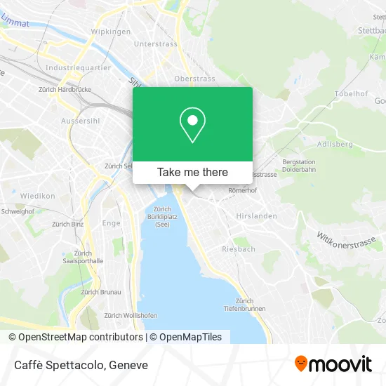 Caffè Spettacolo map