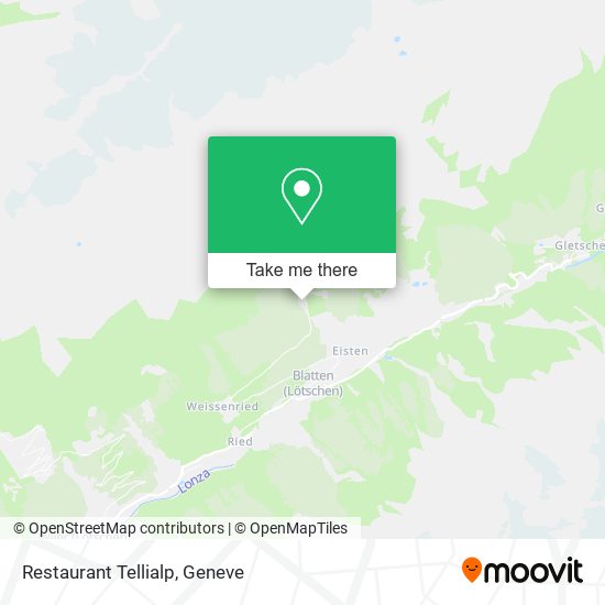 Restaurant Tellialp map