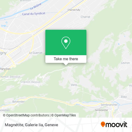 Magnétite, Galerie Iia map