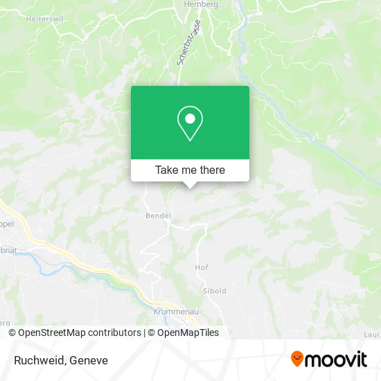 Ruchweid map
