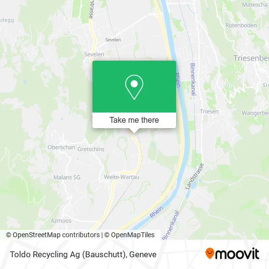 Toldo Recycling Ag (Bauschutt) map