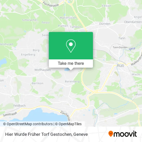 Hier Wurde Früher Torf Gestochen map
