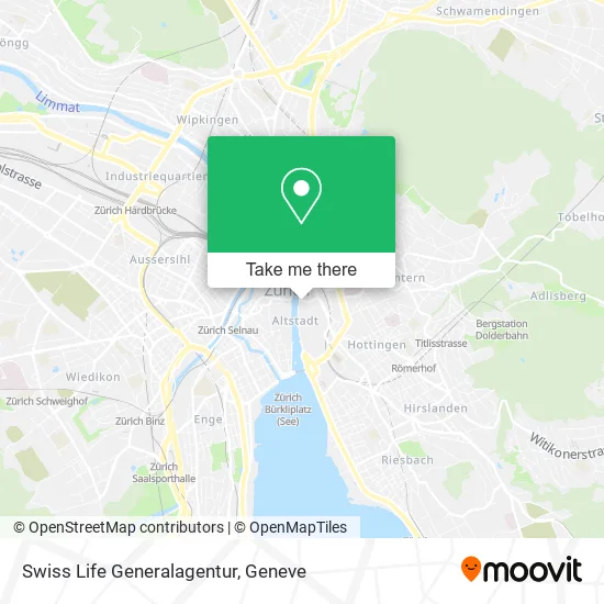 Swiss Life Generalagentur map