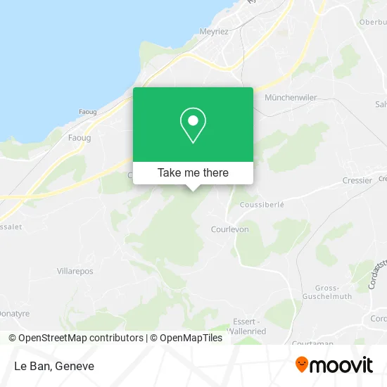 Le Ban map