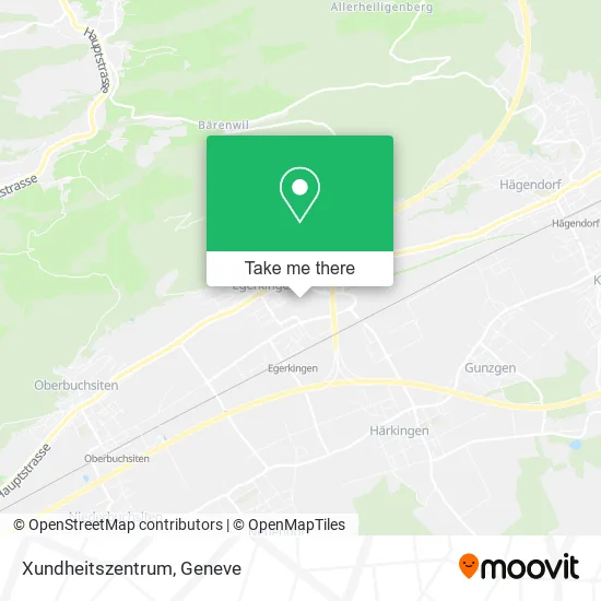 Xundheitszentrum map