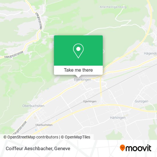 Coiffeur Aeschbacher map