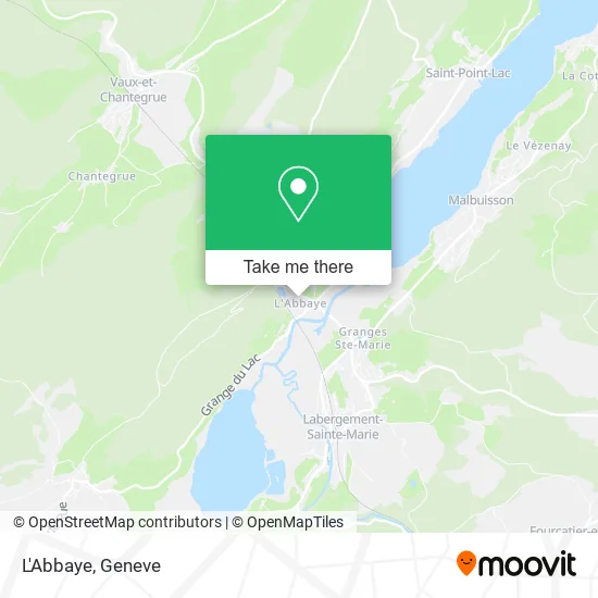 L'Abbaye map