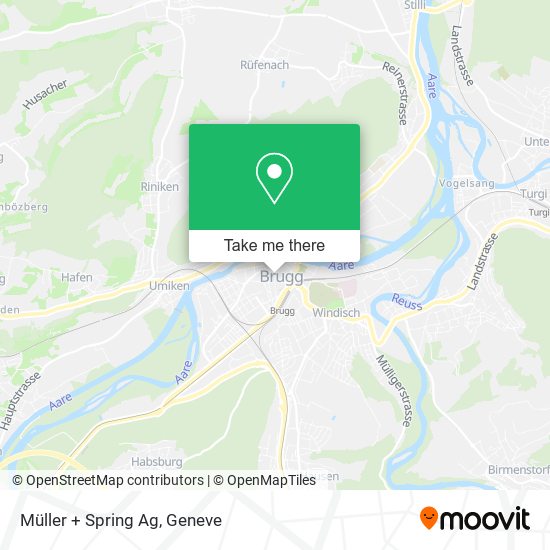 Müller + Spring Ag map