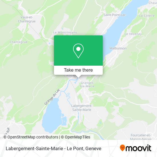 Labergement-Sainte-Marie - Le Pont map