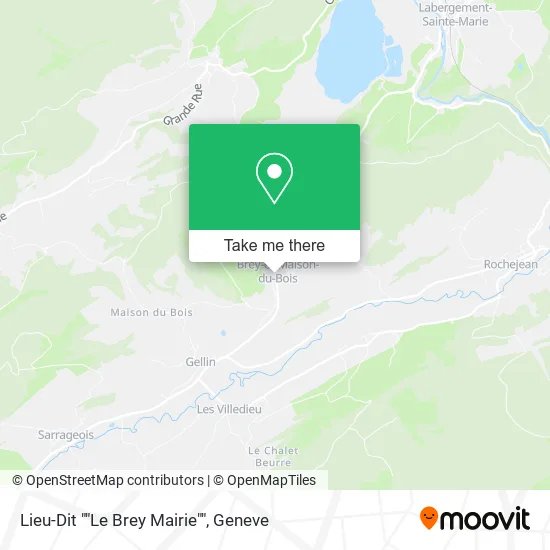 Lieu-Dit ""Le Brey Mairie"" map