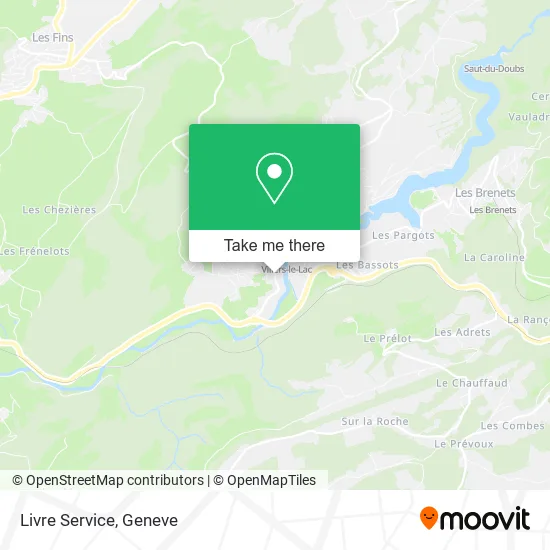 Livre Service map