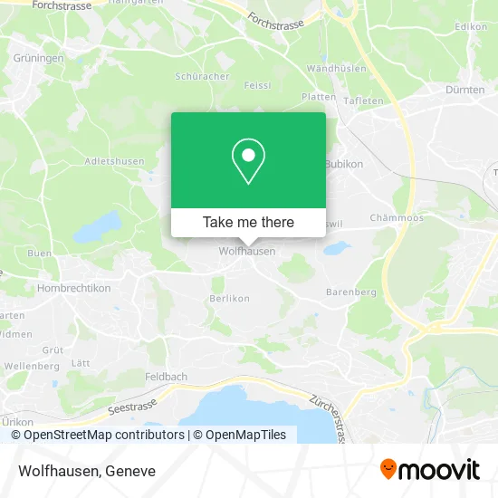 Wolfhausen map