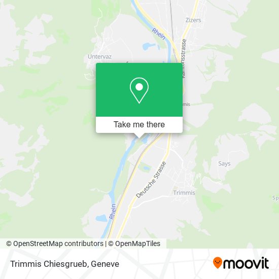Trimmis Chiesgrueb map