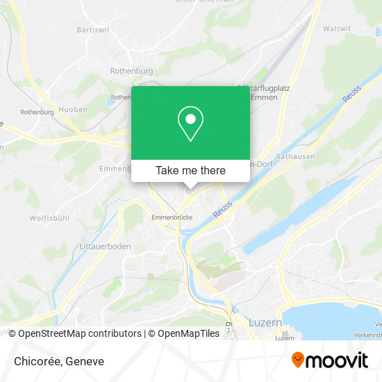 Chicorée map