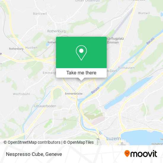 Nespresso Cube map