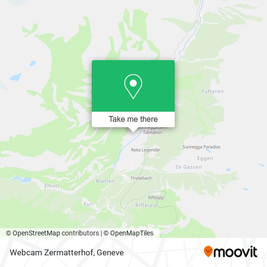 Webcam Zermatterhof map