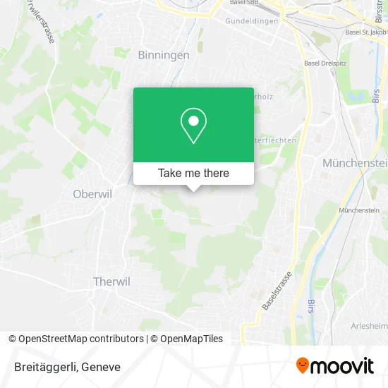 Breitäggerli map