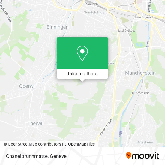 Chänelbrunnmatte map