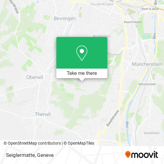 Seiglermatte map
