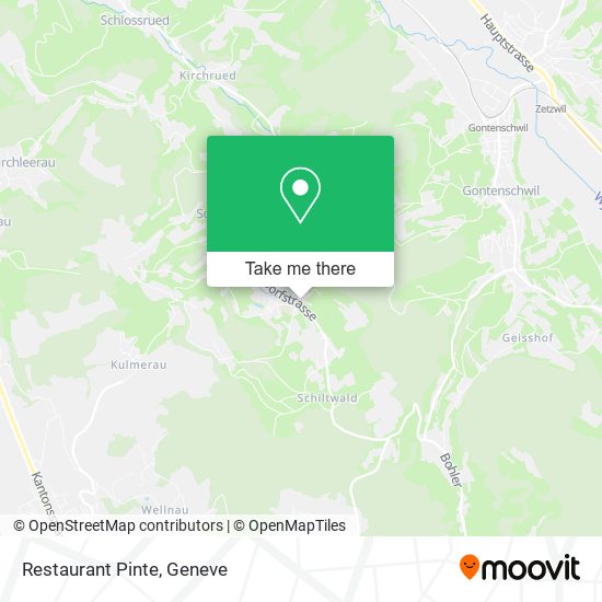 Restaurant Pinte map