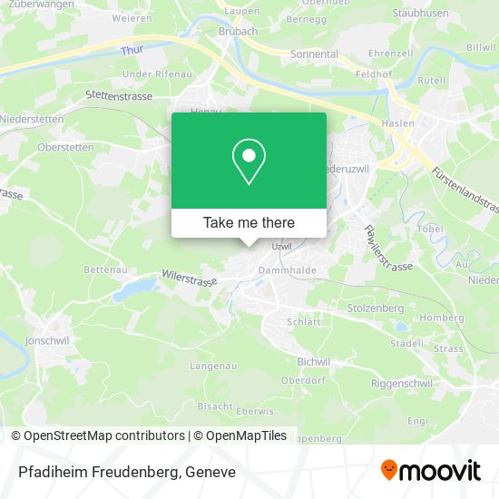 Pfadiheim Freudenberg map