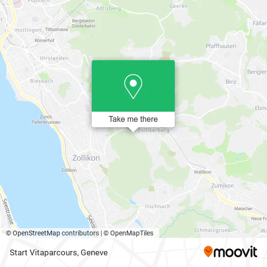 Start Vitaparcours map