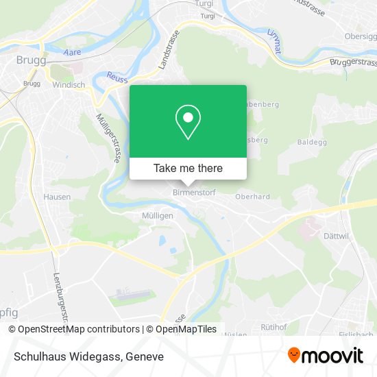 Schulhaus Widegass map