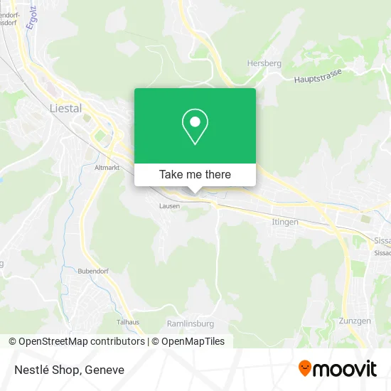 Nestlé Shop map