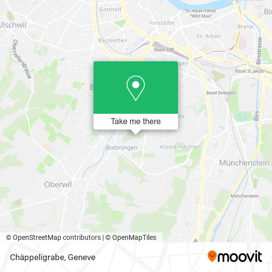 Chäppeligrabe map