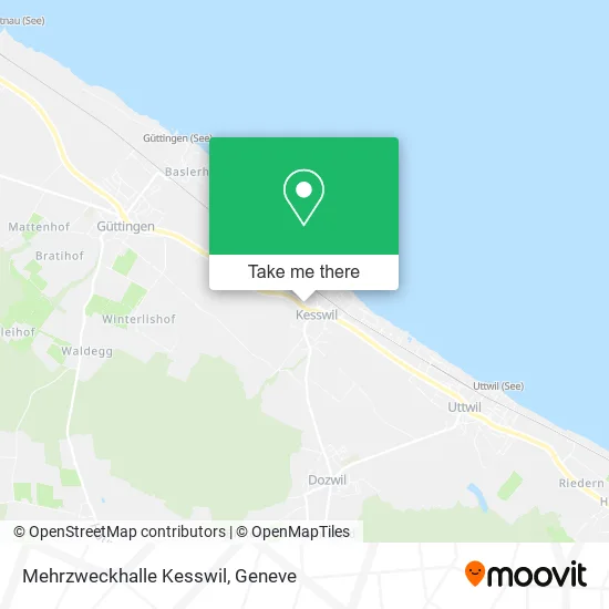 Mehrzweckhalle Kesswil map