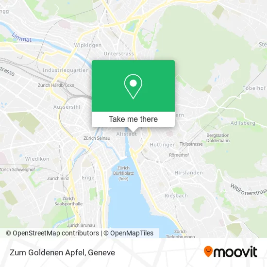 Zum Goldenen Apfel map