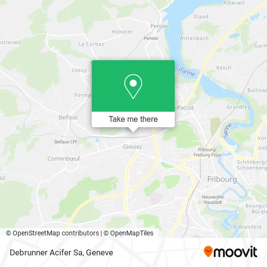 Debrunner Acifer Sa map