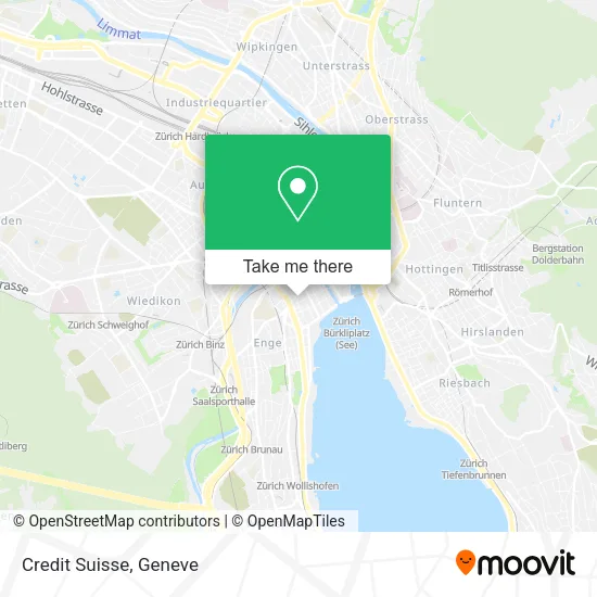 Credit Suisse map