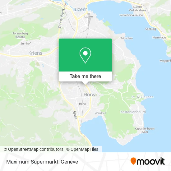 Maximum Supermarkt map