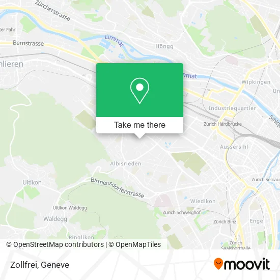 Zollfrei map