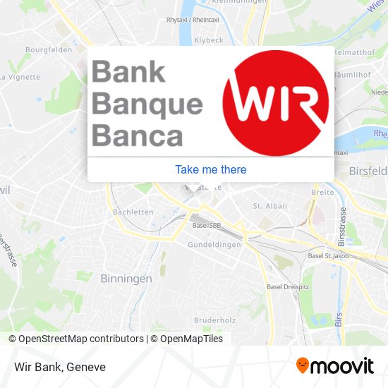 Wir Bank map