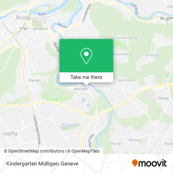 Kindergarten Mülligen map