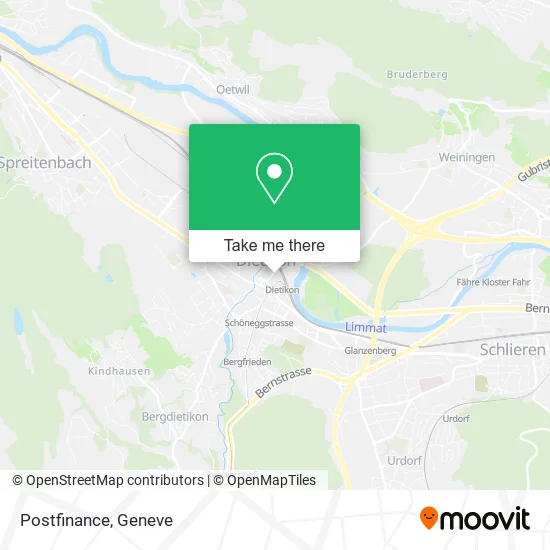 Postfinance map