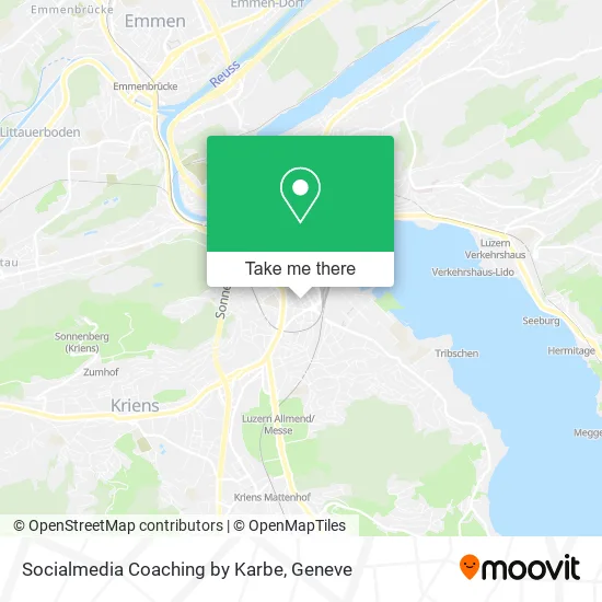 Socialmedia Coaching by Karbe map