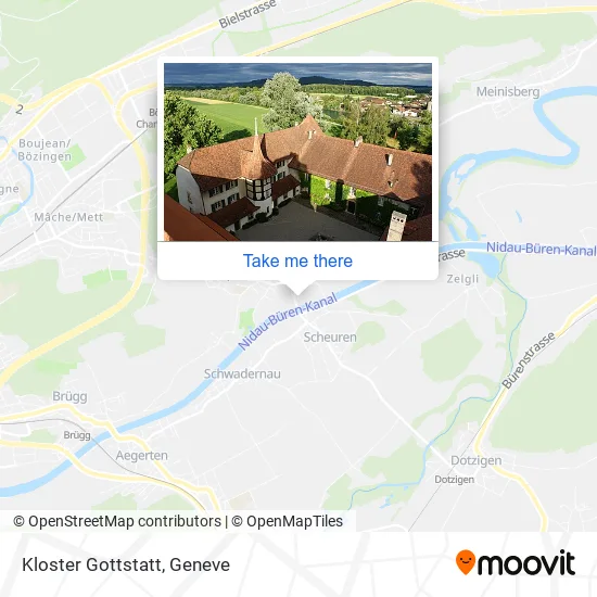 Kloster Gottstatt map