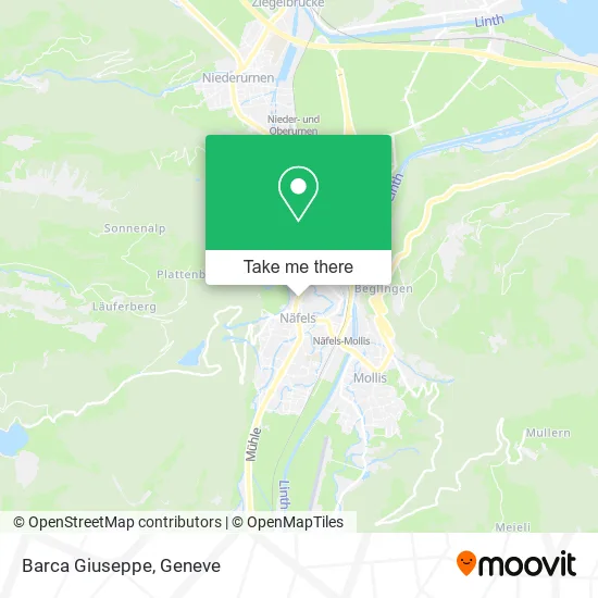 Barca Giuseppe map