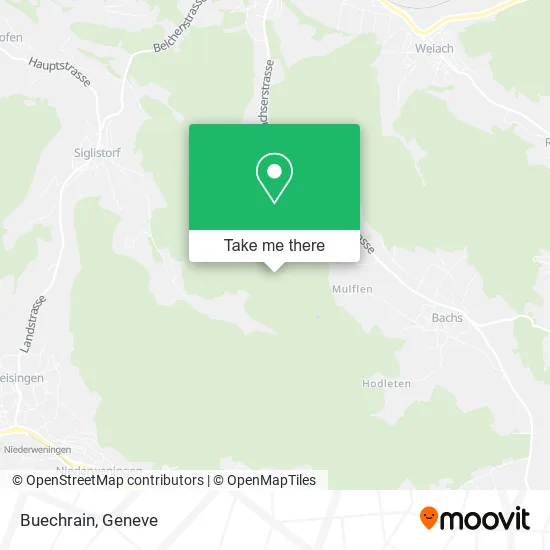 Buechrain map