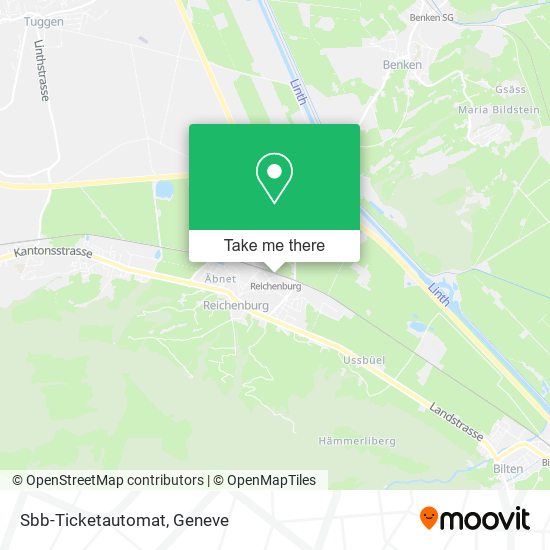 Sbb-Ticketautomat map