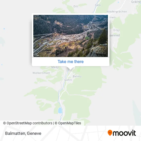 Balmatten map