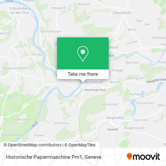 Historische Papiermaschine Pm1 map