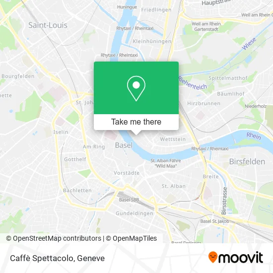 Caffè Spettacolo map