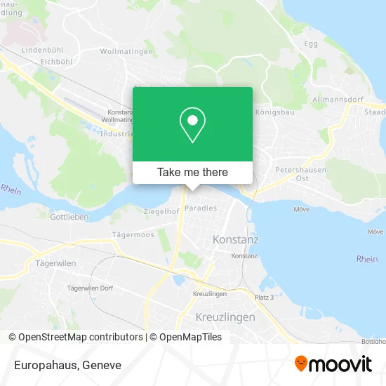 Europahaus map