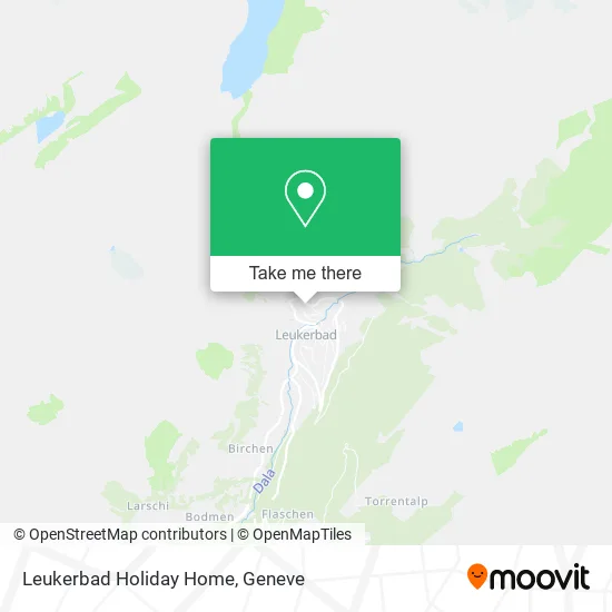 Leukerbad Holiday Home map