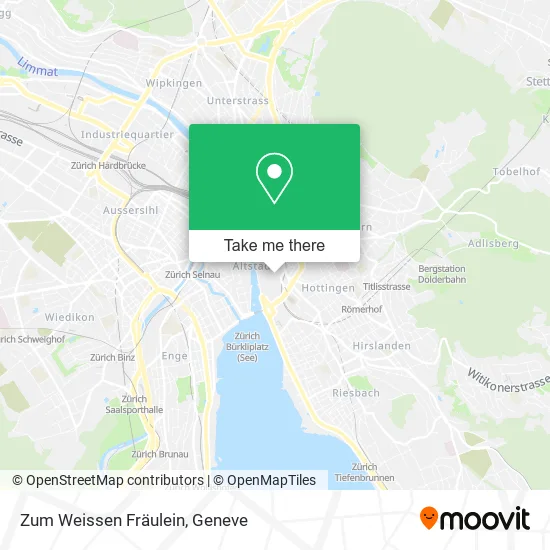 Zum Weissen Fräulein map